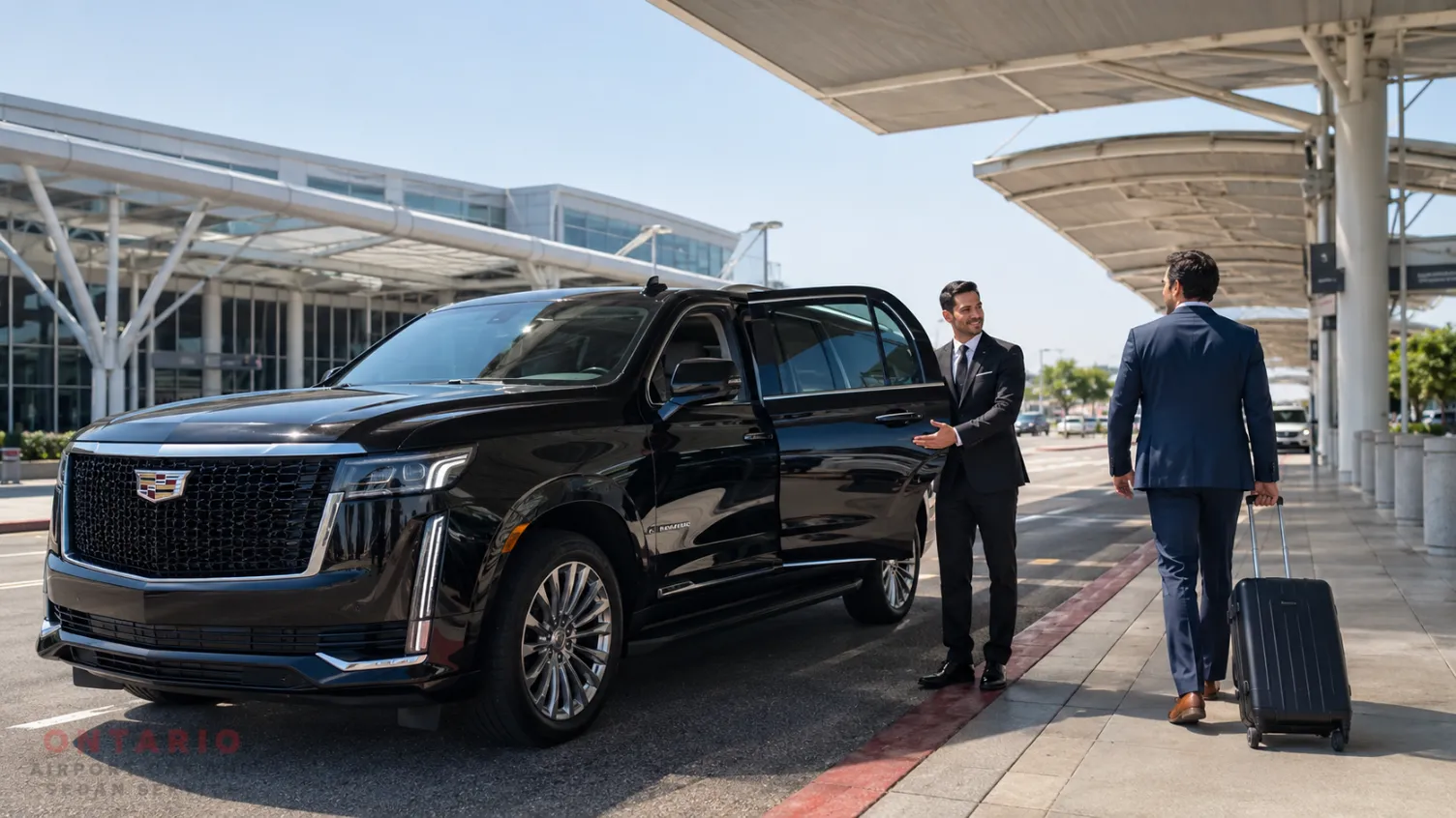 Cadillac Escalade private transfer from Ontario Airport to Anaheim Convention Center
