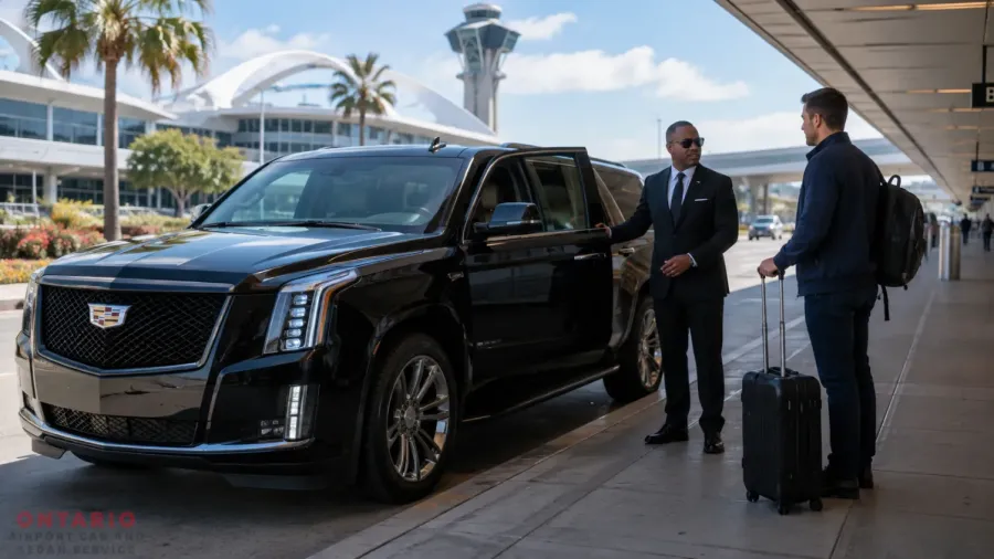 lax-to-ontario-airport-car-service-cadillac-escalade-banner
